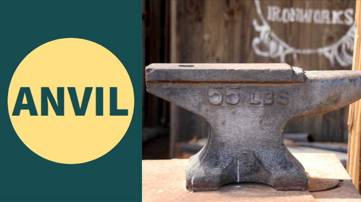 anvil used for hand forging